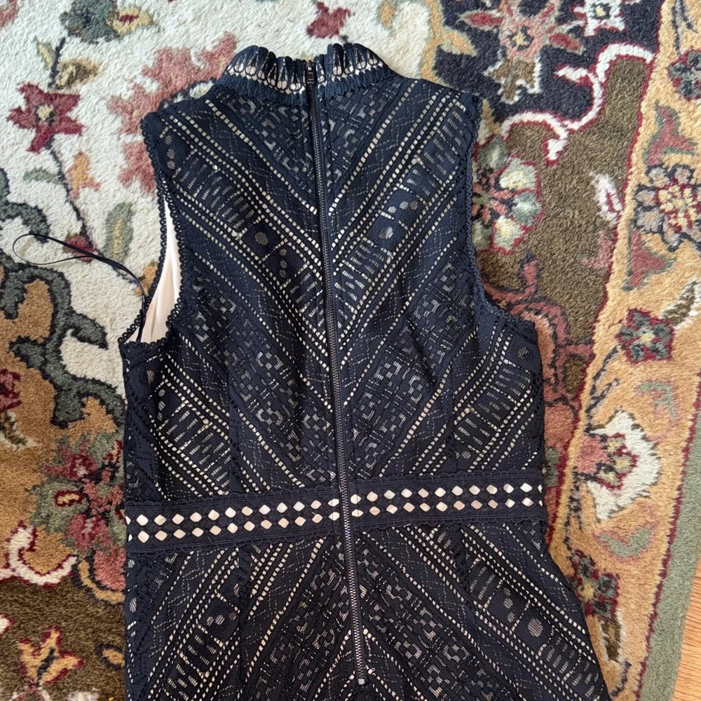 Anthropologie hailee c new black Bella Lace Dress - Picture 6 of 6